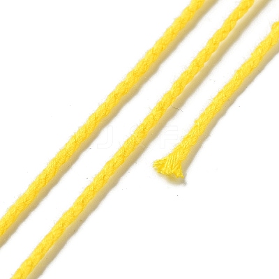 20M Polyester Braided Cord for Jewelry Making OCOR-G015-04A-11-1