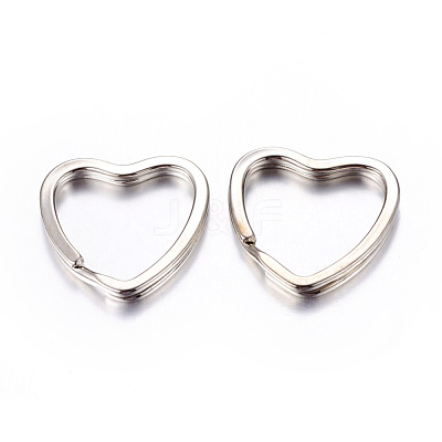 Heart Iron Split Key Rings X-E564-2-1