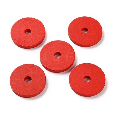 Wood European Beads WOOD-Z002-04C-1