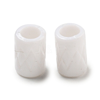 Opaque Acrylic European Beads SACR-L007-002A-1