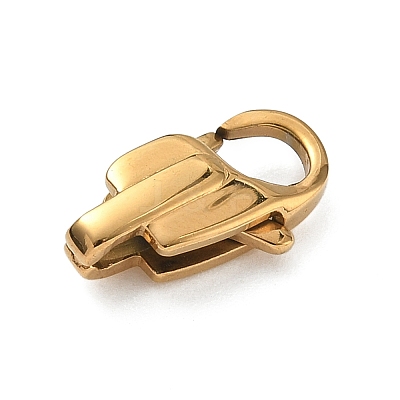 304 Stainless Steel Lobster Claw Clasps LS-STAS-C148-03A-G-1