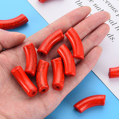 Opaque Crackle Acrylic Beads LS-X1-MACR-S372-001N-009-1