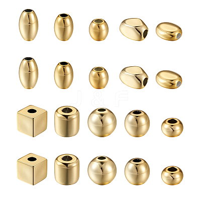 100Pcs 10 Style UV Plating Acrylic European Beads PACR-FW0001-01-1