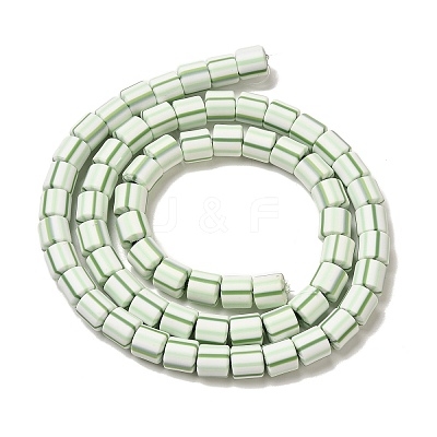 Polymer Clay Beads Strands CLAY-H006-01N-1