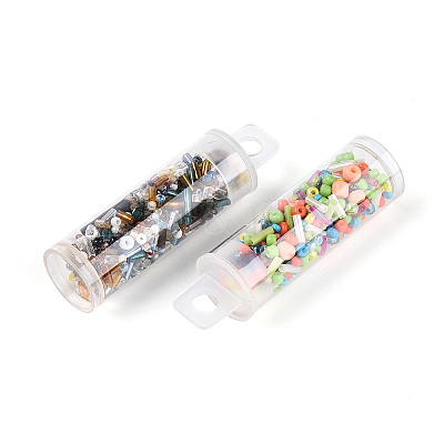7 Bottles DIY Glass Seed Beads Sets DIY-N006-02F-1