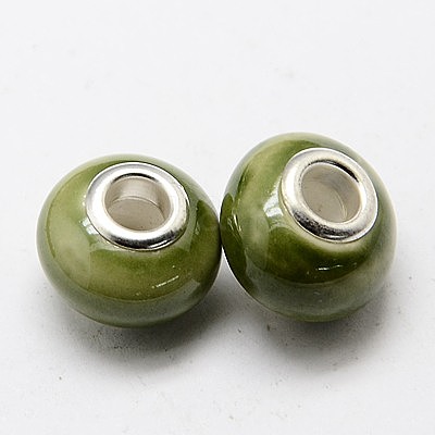 Handmade Porcelain European Beads OPDL-G001-15-1