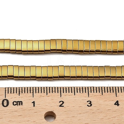 Electroplated Non-magnetic Synthetic Hematite Beads Strands G-G089-A02-04-1