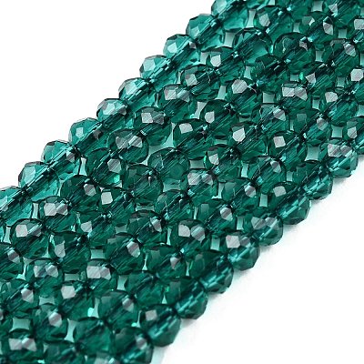 Glass Beads Strands EGLA-T021-01E-1
