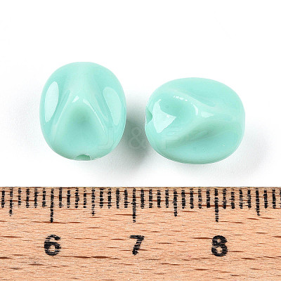 Opaque Acrylic Beads SACR-T017-34B-1