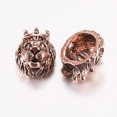 Tibetan Style Alloy Beads PALLOY-F200-08ARG-1
