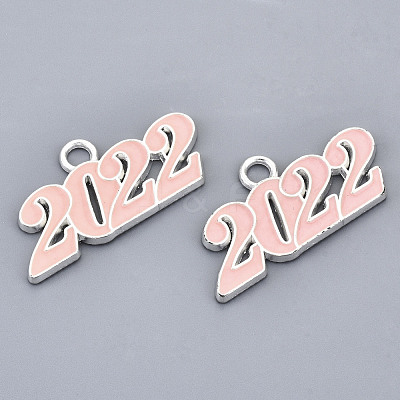 Alloy Enamel Pendants PALLOY-N160-001-04S-RS-1