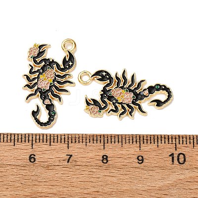 Alloy Enamel Pendants X1-FIND-H051-08G-1