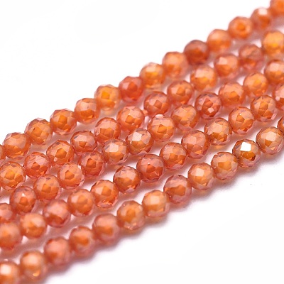 Cubic Zirconia Bead Strands G-I224-A01-1