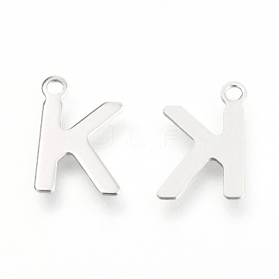 Non-Tarnish 201 Stainless Steel Charms STAS-C021-06P-K-1