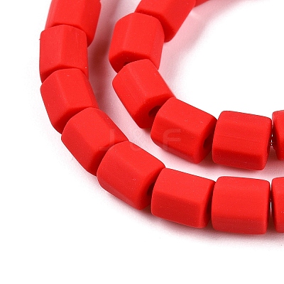 Handmade Polymer Clay Beads Strands CLAY-T021-02J-1