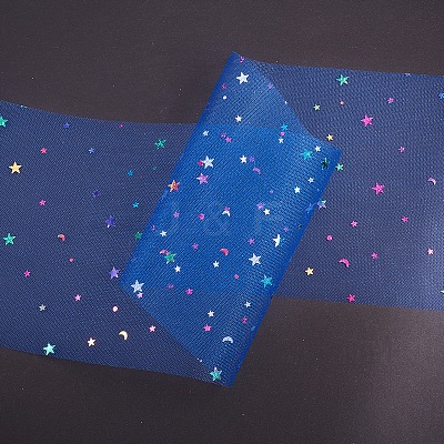 Star Sequin Deco Mesh Ribbons OCOR-BC0006-04N-1