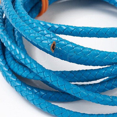 Braided Leather Cord with Core WL-F009-B11-6mm-1