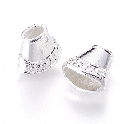 Tibetan Style Alloy Bead Caps X-TIBEB-0627-S-RS-1