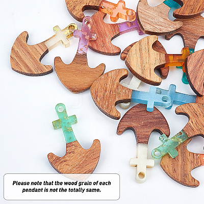 DIY Wooden Dangle Earring Making Kits DIY-OC0006-43-1