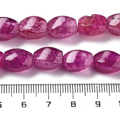 Natural Dragon Veins Agate Beads Strands G-G172-01S-1