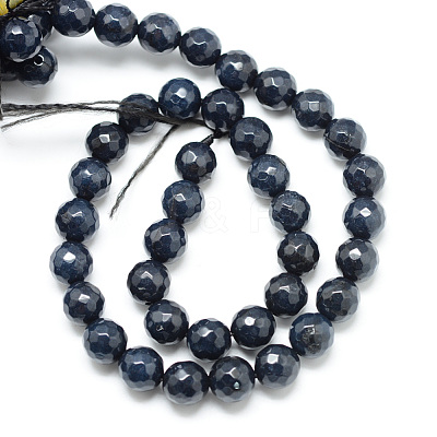 Natural White Jade Bead Strands X-G-R346-8mm-21-1