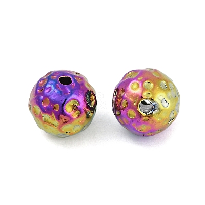 Textured 316 Surgical Stainless Steel Beads STAS-M106-01F-1