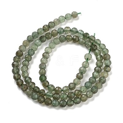 Natural Green Apatite Beads Strands X-G-G105-A01-03-1