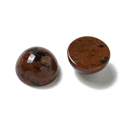 Natural Mahogany Obsidian Cabochons G-Q173-01B-21-1