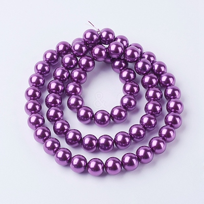 Glass Pearl Beads Strands HYC003-1