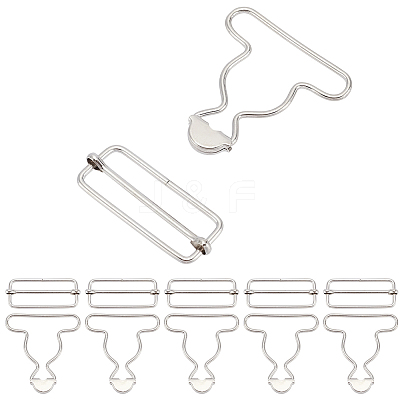 6 Bags Adjustable Iron Buckles IFIN-CY0001-04P-1