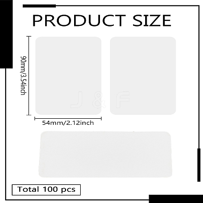Paper Blank Card DIY-WH0110-09-1