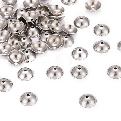 Tarnish Resistant 304 Stainless Steel Bead Caps STAS-D040-1