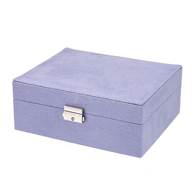 Velvet & Wood Jewelry Boxes VBOX-I001-02B-1