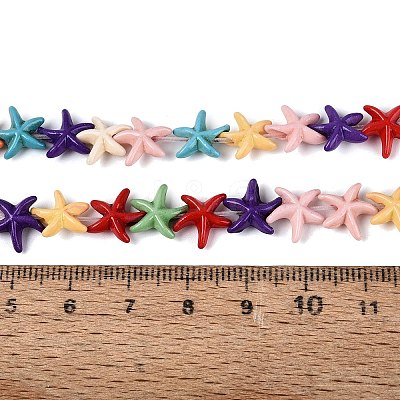 Synthetic Turquoise Beads Strands G-N364-02A-01-1