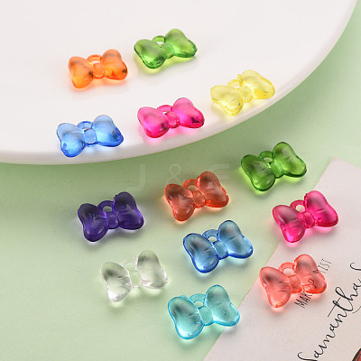 Transparent Acrylic Pendants TACR-T024-02BB-1