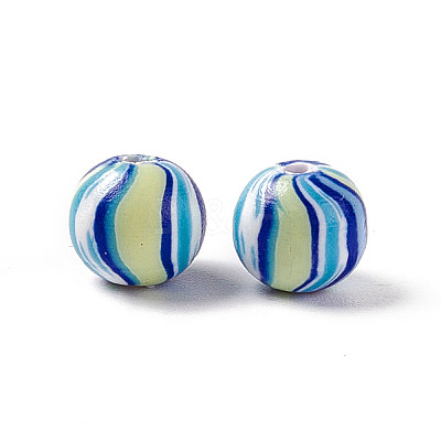 Handmade Polymer Clay Beads X-CLAY-D005-01A-1