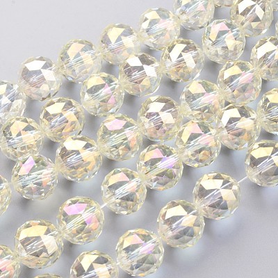 Electroplate Glass Bead Strands EGLA-J140-FR02-16mm-1
