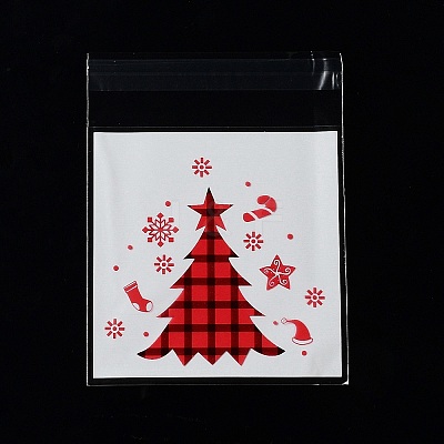 Christams Theme Plastic Bakeware Bag ABAG-F007-04C-1