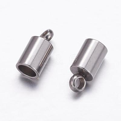 Tarnish Resistant 304 Stainless Steel Cord Ends STAS-P161-05-3mm-1