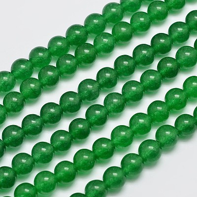 Natural & Dyed Malaysia Jade Bead Strands X-G-A146-8mm-A06-1