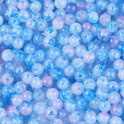 Baking Paint Glass Beads DGLA-T005-01A-05-1