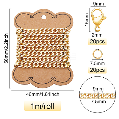 Brass Cuban Link Chains FIND-BC0001-81-1