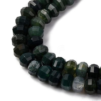 Natural Moss Agate Beads Strands G-P587-D09-02-1