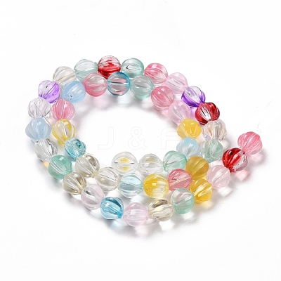 Transparent Glass Beads Strands GLAA-F114-02A-05-1