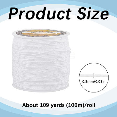 1 Roll Nylon Braided Cord NWIR-SC0001-14-1