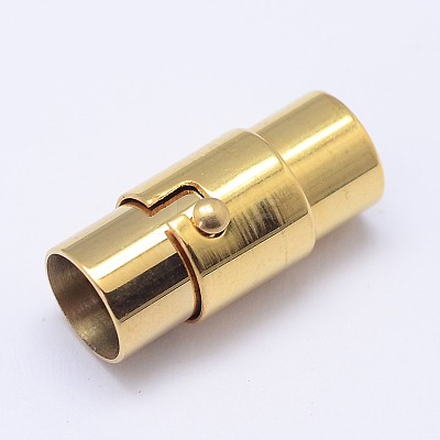Column 304 Stainless Steel Locking Tube Magnetic Clasps STAS-D117-D-G-1