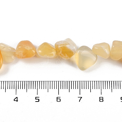 Natural Yellow Opal Nuggets Beads Strands G-B125-A04-01-1