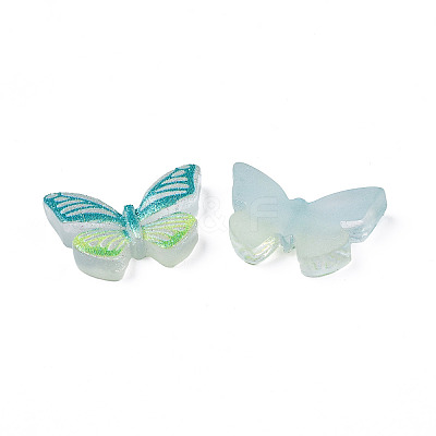Translucent Printed Resin Cabochons LS-CRES-N021-107B-1