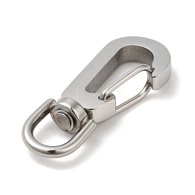 Non-Tarnish 304 Stainless Steel Swivel Clasps STAS-G321-01P-1