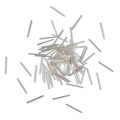 Glass Bugle Beads SEED-TA0001-01-1